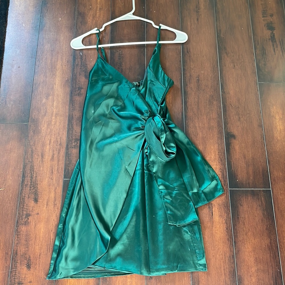 Hello Molly Saints Secrets Emerald Green Mini Dress NWT